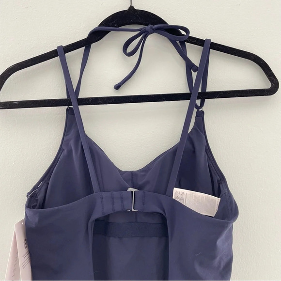 Athleta Keyhole One Piece Swimsuit NWT Navy Blue XS - Picture 9 of 16